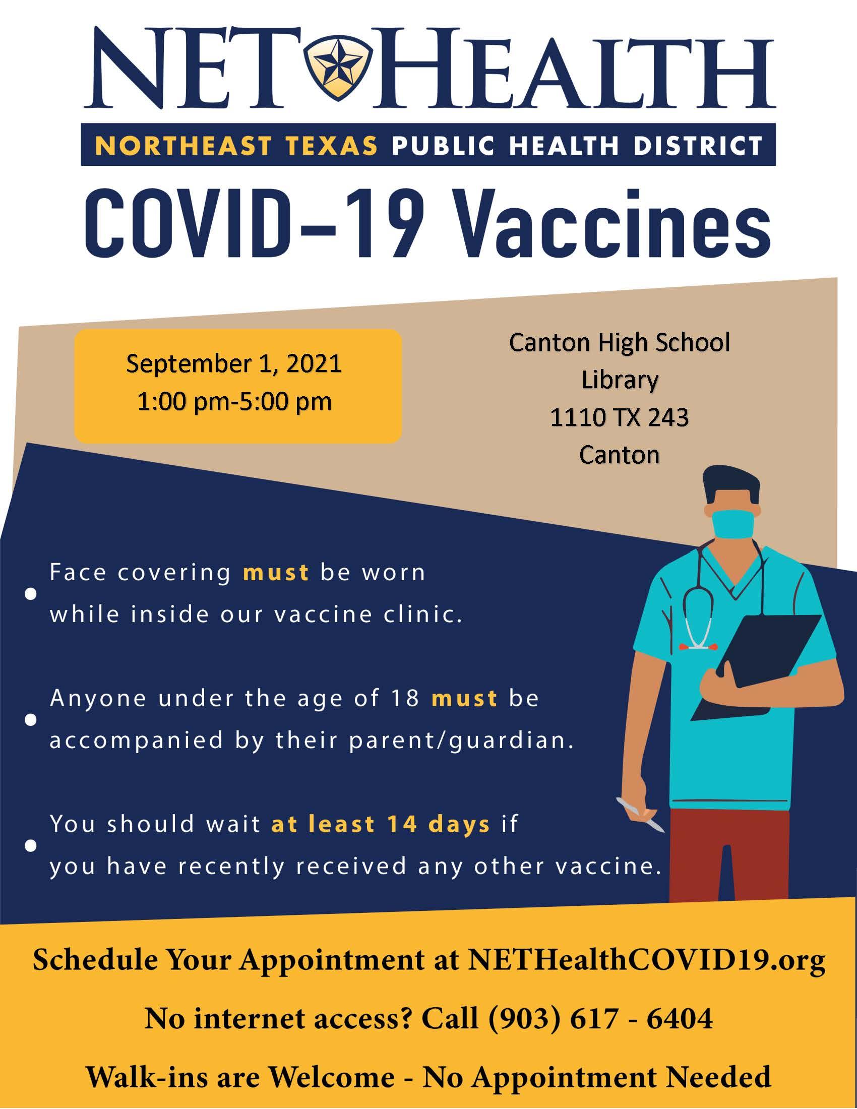 COVID-19 Vaccine Clinic English